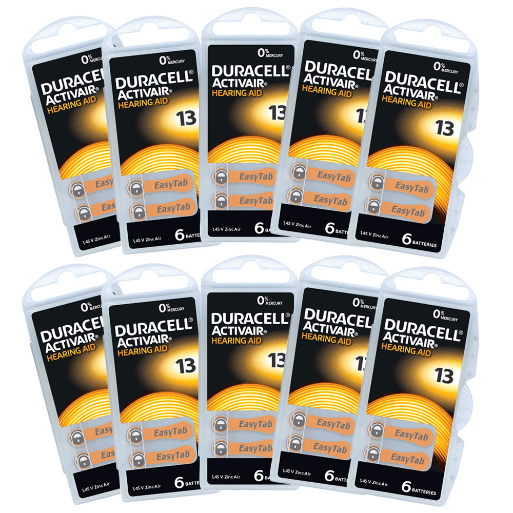 Duracell Activair hearing aid batteries One Stop Battery Shop